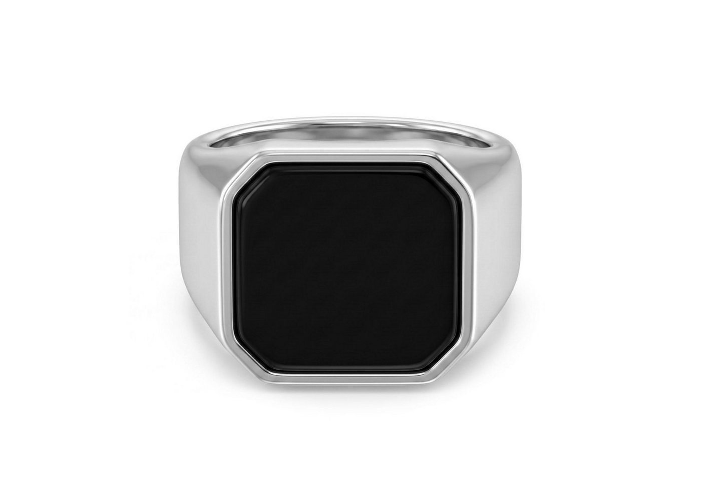 TOM TAILOR Fingerring TOM TAILOR Ring für Herren, Edelstahl, Achat (Siegelring, 1-tlg) – Bild 3 von 5