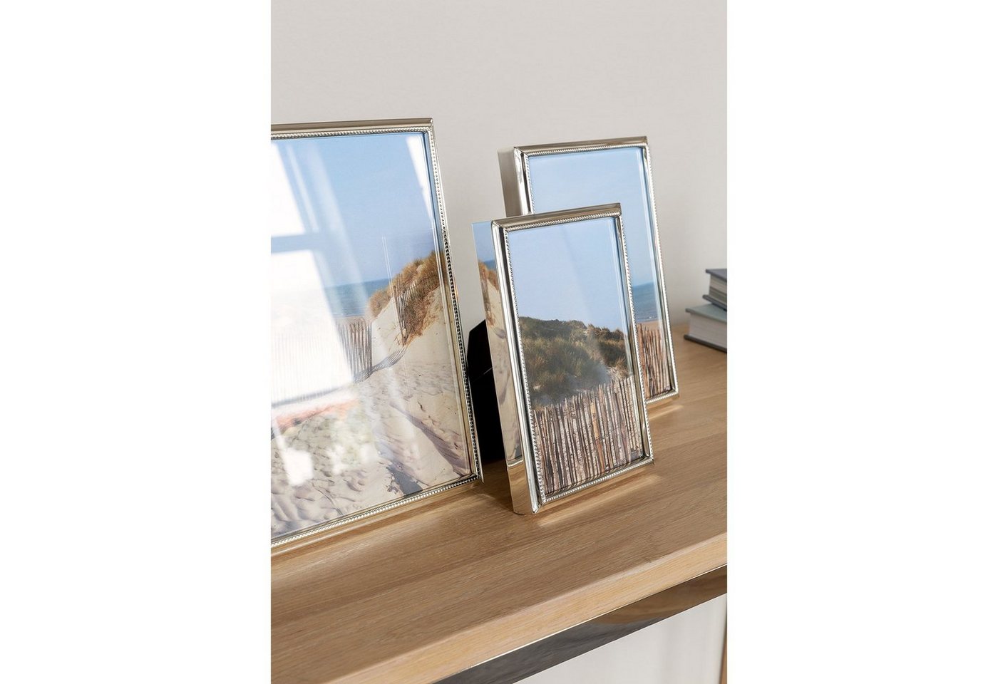 Fink Bilderrahmen MIA Bilderrahmen 20x25 cm - Eisen/ Glas/ versilbert - silberfarben, für 1 Bilder (1 St), Fotowand - Bilderwand, Anlaufgeschützter Fotorahmen:  – Bild 3 von 5