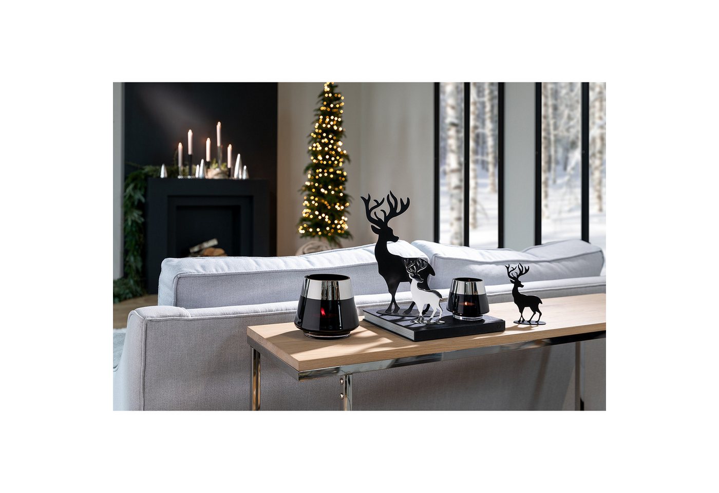 Fink Dekofigur JASPER Figur - H.30cm - schwarz - Eisen - Wohnaccessoire - Wohnzimmer (1 St., Figur - Schmuckfiguren), Dekofiguren Set - Stilvolle Figuren & Deko – Bild 2 von 5