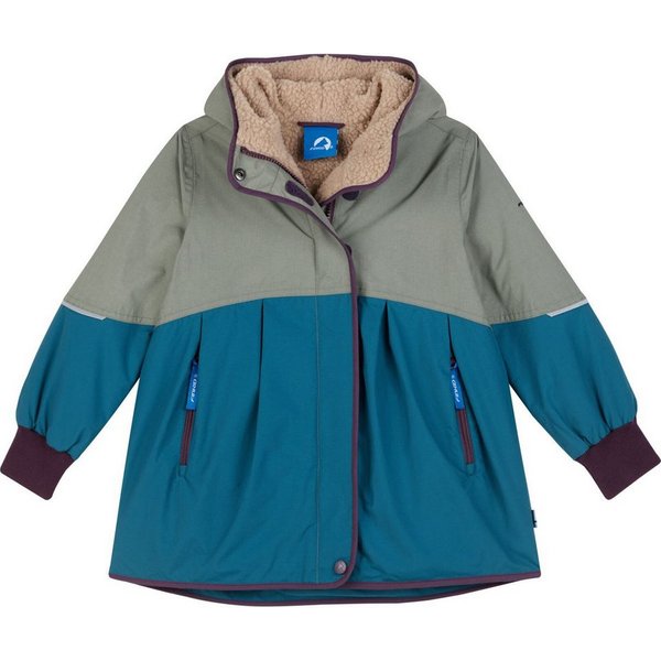 Finkid Hardshelljacke Aina Mukka Winterfeste Mädchenjacke mit Teddyfutter, wasserfest, atmungsaktiv