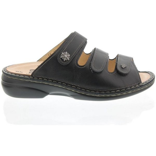 Finn Comfort Finn Comfort Menorca-S, Weichbettung, Nappaseda (Glattleder), schwarz Clog