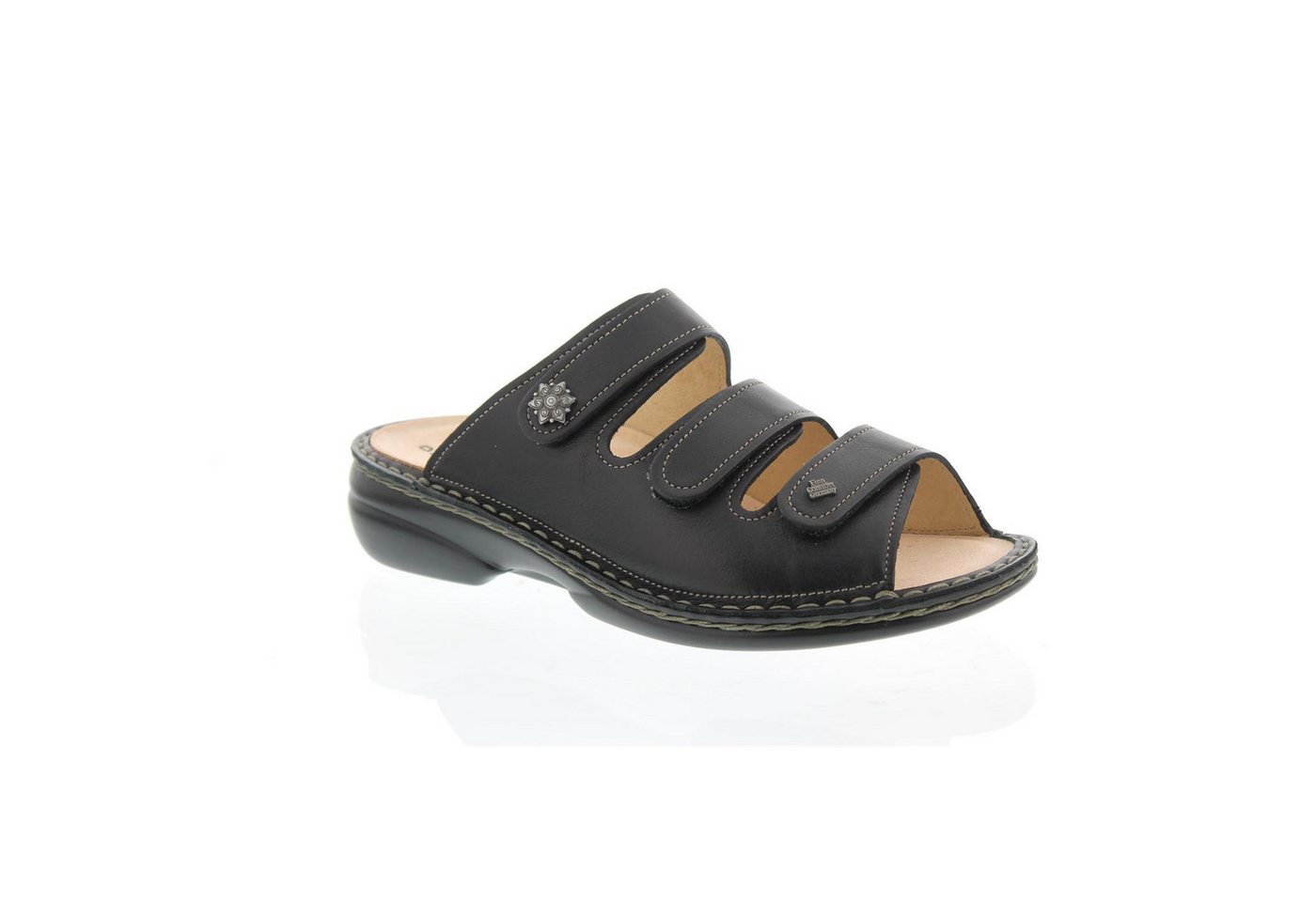 Finn Comfort Finn Comfort Menorca-S, Weichbettung, Nappaseda (Glattleder), schwarz Clog – Bild 4 von 5