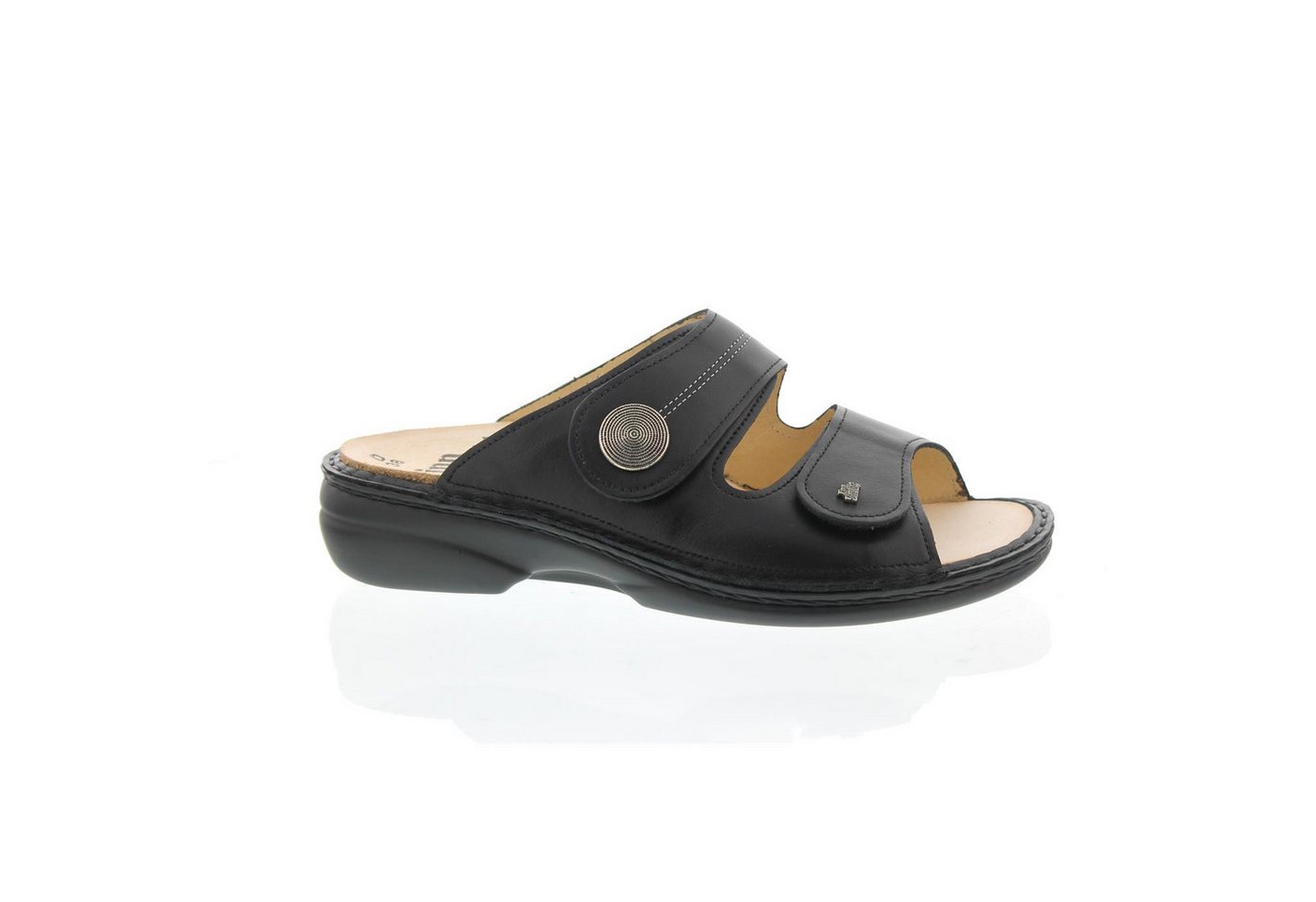 Finn Comfort Finn Comfort Sansibar, Pantolette, Nappaseda (Glattleder), schwarz, 25 Pantolette – Bild 2 von 5