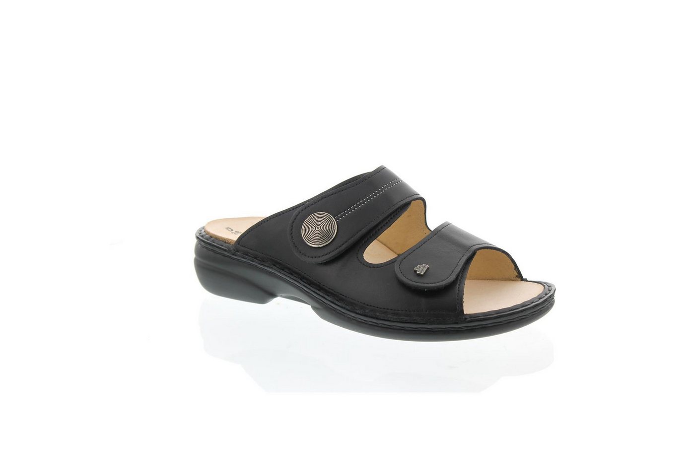 Finn Comfort Finn Comfort Sansibar, Pantolette, Nappaseda (Glattleder), schwarz, 25 Pantolette – Bild 4 von 5