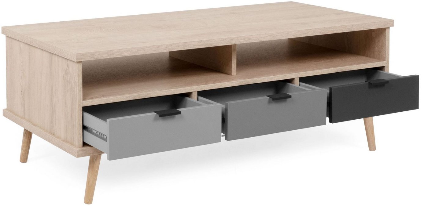 Finori Couchtisch Epik 54, Modern Dekor Elegance Endgrain 120 x 46,3 x 60 cm – Bild 3 von 5