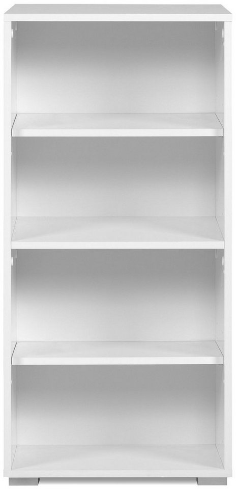 Finori Regal Fyn 20A, Weiß, Modern, inkl. Wandbefestigung, 46 x 96,5 x 33,5 cm – Bild 2 von 5