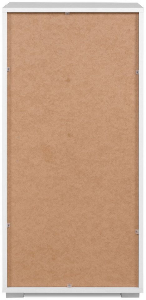 Finori Regal Fyn 20A, Weiß, Modern, inkl. Wandbefestigung, 46 x 96,5 x 33,5 cm – Bild 4 von 5