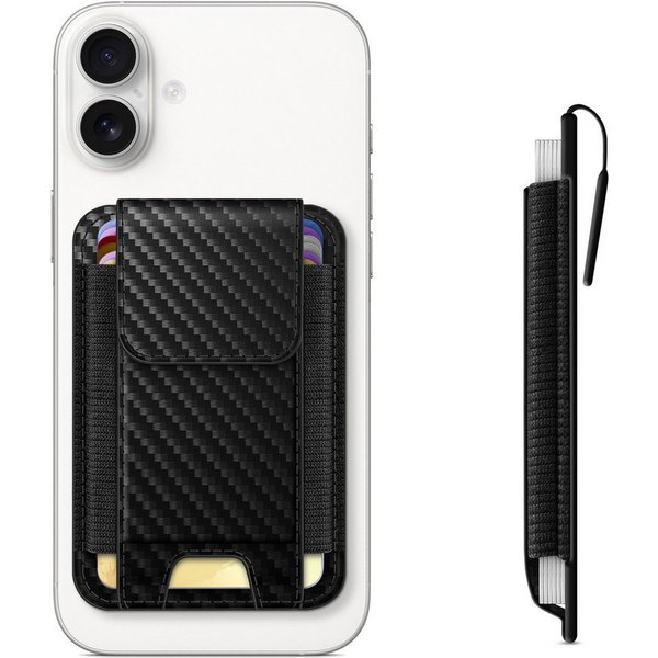 Fintie Geldbörse Magsafe Wallet, Magnetischer Kartenetui, RFID-Blocker, für 6 Karten, slim Kreditkartenetui Mini Geldbörse für iPhone 17e/17/16/15/14/13/12