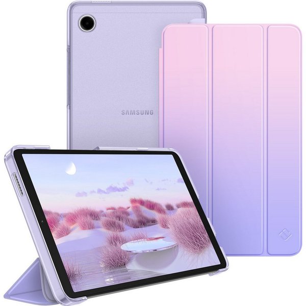 Fintie Tablet-Hülle für Samsung Galaxy Tab A11 8,7" 2025/ Tab A9 8.7 Zoll Tablet, Ultra Dünn Schutzhülle mit Transparenter Rückseite