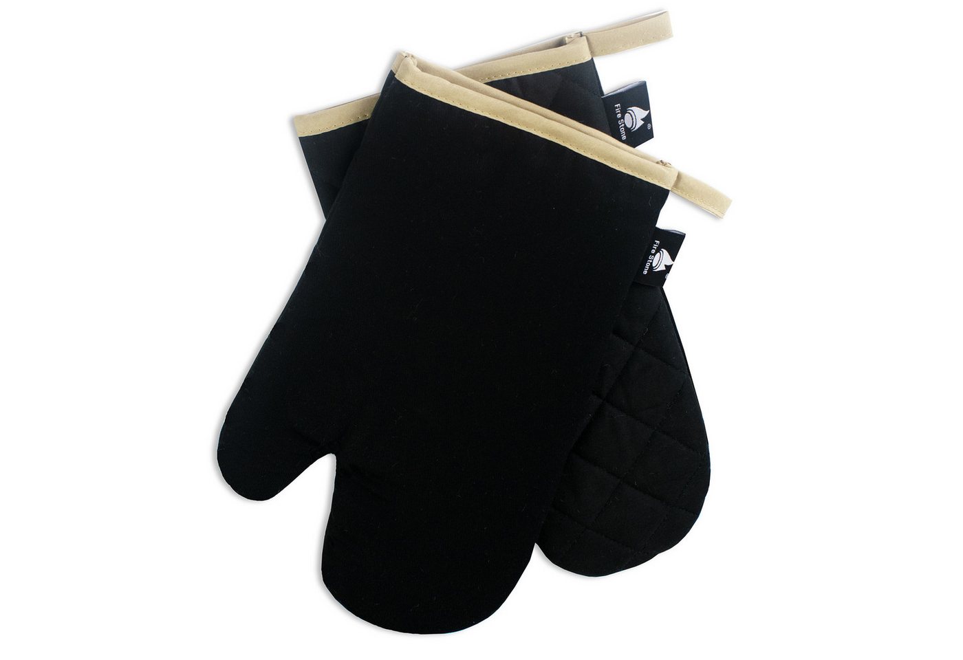 Fire Stone Topflappen Ofenhandschuhe Firestone, (Spar-Set, 4-tlg), Hitzebeständig bis 250 °C für maximal 15 Sekunden – Bild 2 von 5