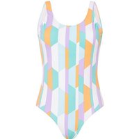 FIREFLY Damen Badeanzug Stripy Sia W, Größe 38 in Pink