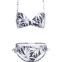 FIREFLY Damen Bikini Da.-Bikini Marina W Abstract Garden, Größe 36B in Schwarz