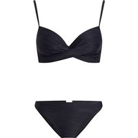 FIREFLY Damen Bikini Da.-Bikini Sarina W Wavy ST, Größe 40B in Schwarz