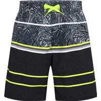 FIREFLY Jungen Badeshorts Karim, Größe 128 in Schwarz