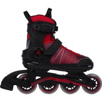 Firefly Kinder Inlineskate 610 Boy (33.0-36.0 (Rollen 72 mm), 901 schwarz/rot)