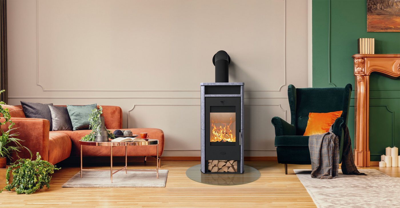 Fireplace Kaminofen »Santa Fe Speckstein 2025«, 6,5 kW, Zeitbrand – Bild 2 von 2