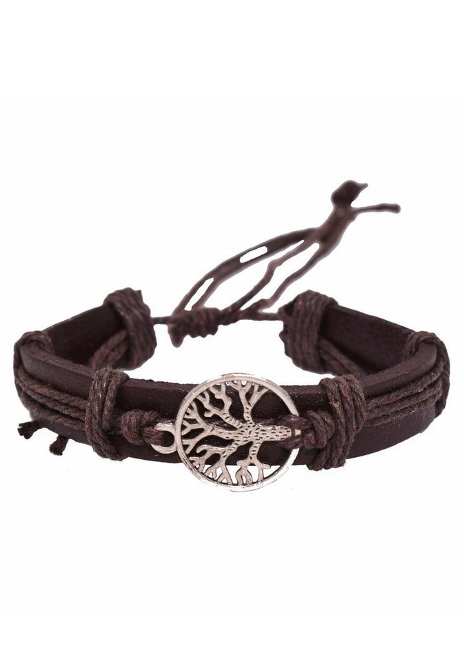 Firetti Armband Set Multipack Schmuck Geschenk Armschmuck Lederarmband Lebensbaum (Set, 3-tlg), Made in Germany – Bild 3 von 5