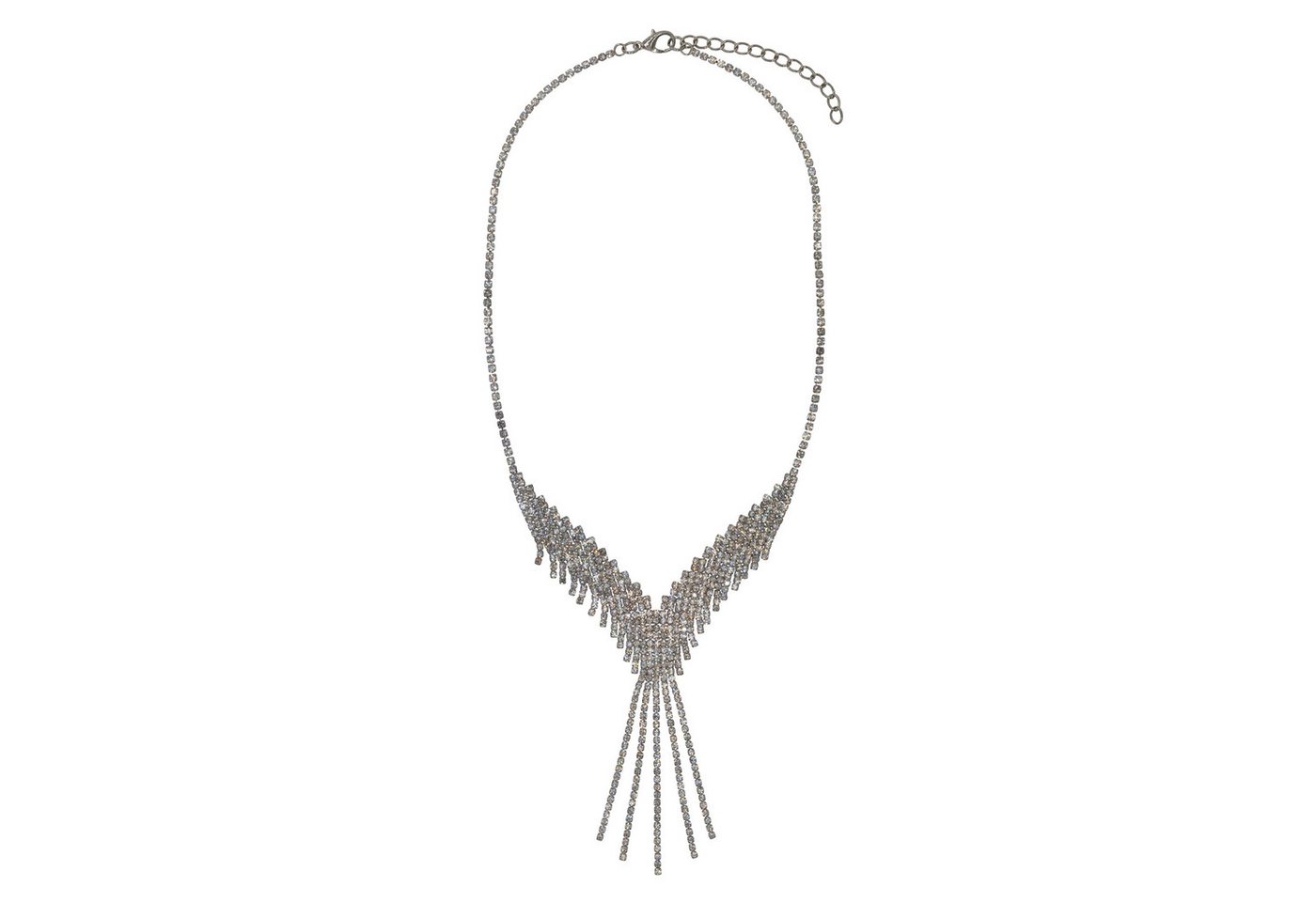 Firetti Collier Schmuck Geschenk Sparkling Ypsilon-Style, mit Glasstein – Bild 2 von 4