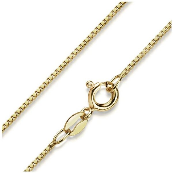 Firetti Collierkettchen Schmuck Geschenk Silber 925 Venezianerkettengliederung 1,0 mm breit, Made in Germany