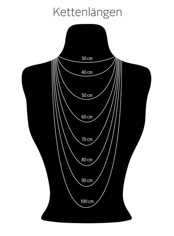 Firetti Collierkettchen Schmuck Geschenk Silber 925 Venezianerkettengliederung 1,0 mm breit, Made in Germany – Bild 2 von 2