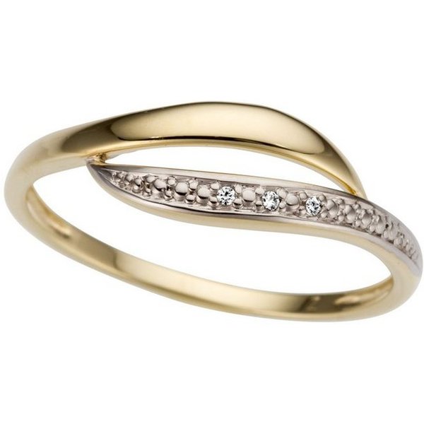 Firetti Diamantring Schmuck Geschenk Gold 333 Damenring Verlobungsring Goldring, mit Brillanten