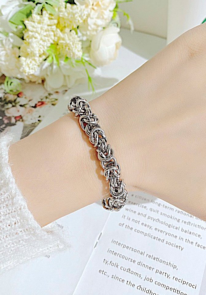Firetti Edelstahlarmband Schmuck Geschenk Armband Königskette – Bild 3 von 3