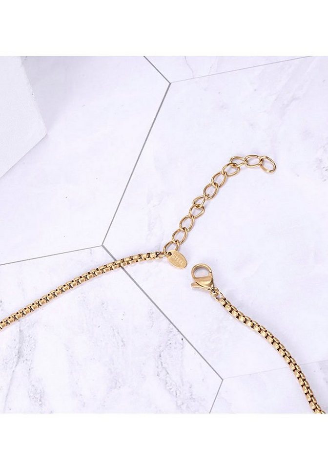 Firetti Edelstahlkette Schmuck Geschenk Venezianerkettengliederung, 2,5 mm breit – Bild 2 von 3