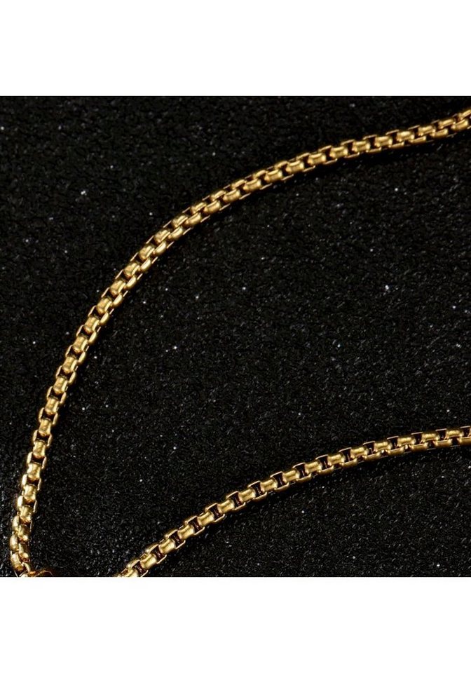 Firetti Edelstahlkette Schmuck Geschenk Venezianerkettengliederung, 2,5 mm breit – Bild 3 von 3