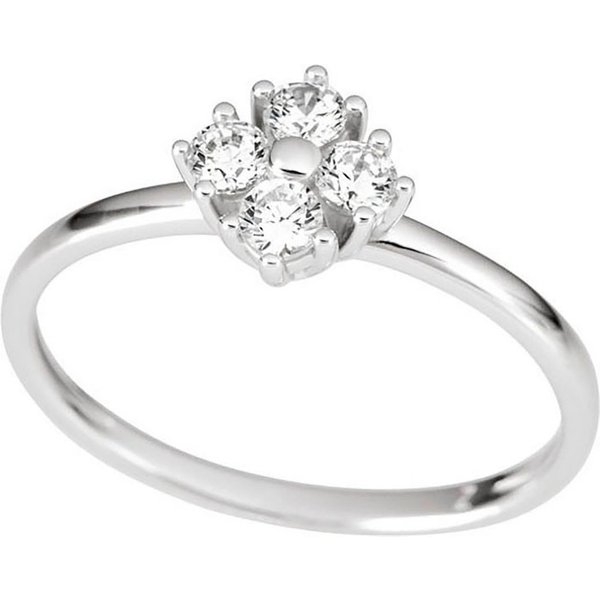 Firetti Fingerring Schmuck Geschenk Gold 333 Damenring Goldring Verlobung Fantasie, mit Zirkonia (synth)