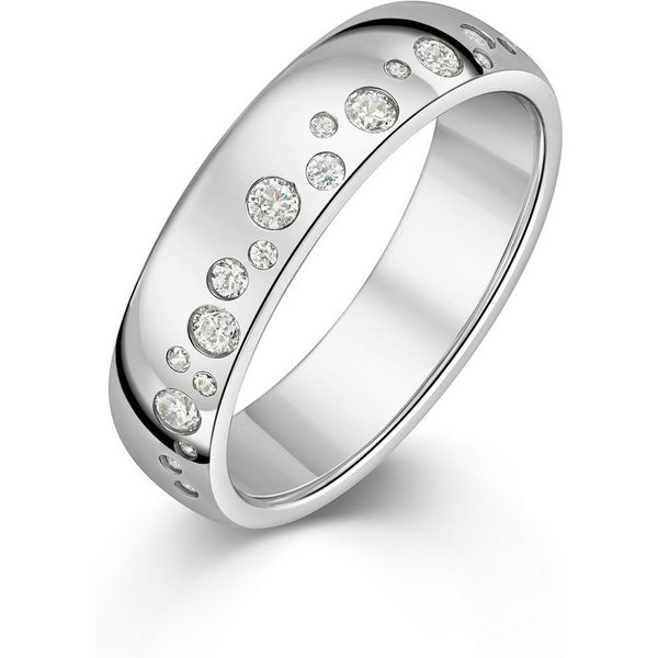 Firetti Fingerring Schmuck Geschenk Silber 925 Damenring Ring Sternenhimmel, mit Zirkonia (synth)