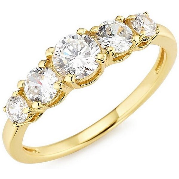 Firetti Fingerring Schmuck Geschenk Silber 925 Silberring Verlobungsring, mit Zirkonia (synth)