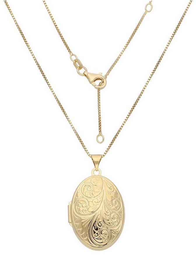 Firetti Kette mit Anhänger Schmuck Geschenk Silber 925 Halsschmuck Halskette Venezianer Medaillon – Bild 2 von 4