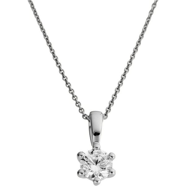 Firetti Kettenanhänger Schmuck Geschenk Gold 333 Halsschmuck Anhänger Solitär Lab Grown, mit Brillant