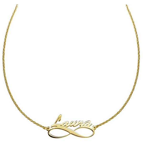 Firetti Namenskette Schmuck Geschenk Silber 925 Halskette mit deinem Namen