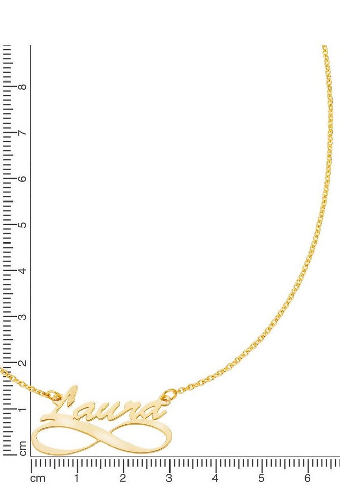 Firetti Namenskette Schmuck Geschenk Silber 925 Halskette mit deinem Namen – Bild 3 von 3