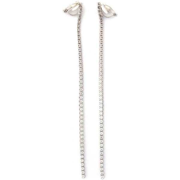 Firetti Paar Ohrclips elegant, zeitlos, feminin, mit Strassstein