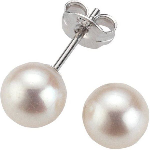 Firetti Paar Ohrstecker Schmuck Geschenk Ohrschmuck Perle, mit Süßwasserzuchtperle