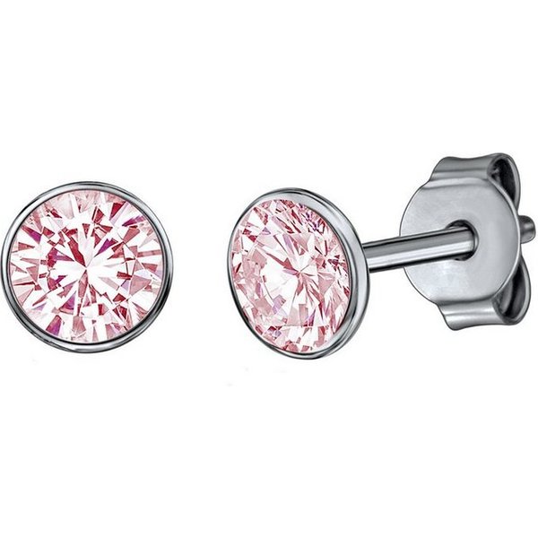 Firetti Paar Ohrstecker Schmuck Geschenk Silber 925 Ohrschmuck, mit Zirkonia (synth)
