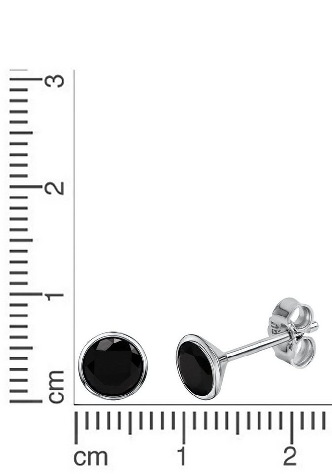 Firetti Paar Ohrstecker Schmuck Geschenk Silber 925 Ohrschmuck, mit Zirkonia (synth) – Bild 2 von 2