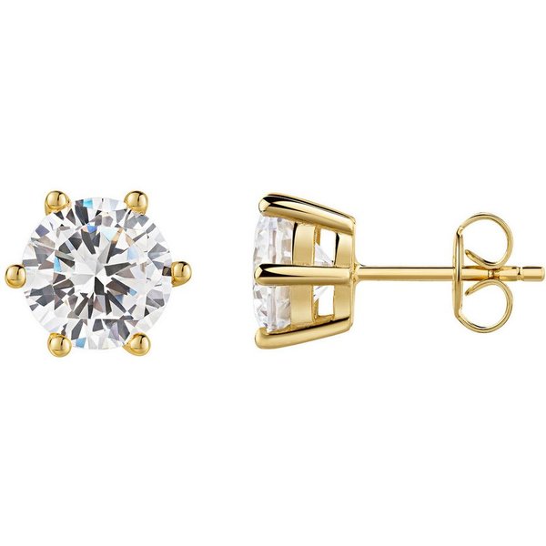 Firetti Paar Ohrstecker Schmuck Geschenk Silber 925 Ohrschmuck Ohrringe Solitär, mit Zirkonia (synth)