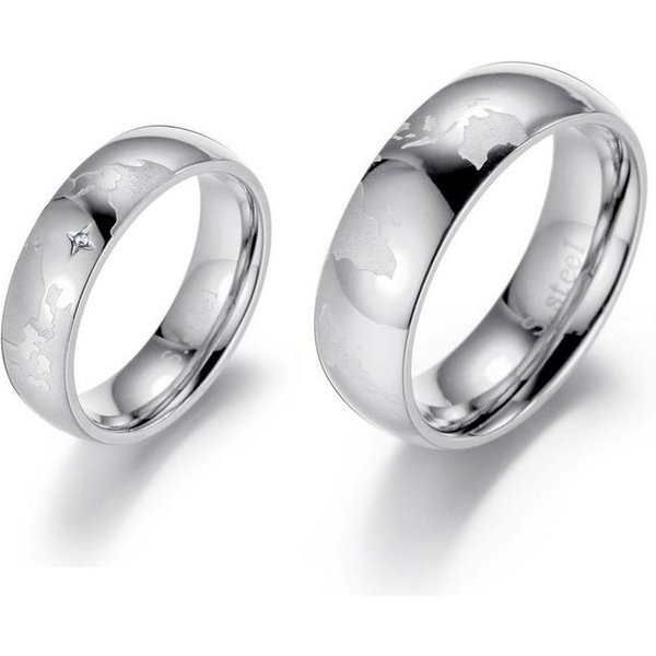 Firetti Partnerring Schmuck Geschenk "LIEBE" Earth, mit oder ohne Zirkonia (synth)