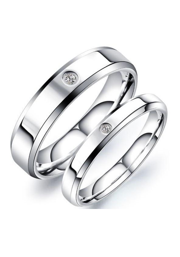 Firetti Partnerring Schmuck Geschenk "LIEBE" Shine, mit Zirkonia (synth) – Bild 2 von 2