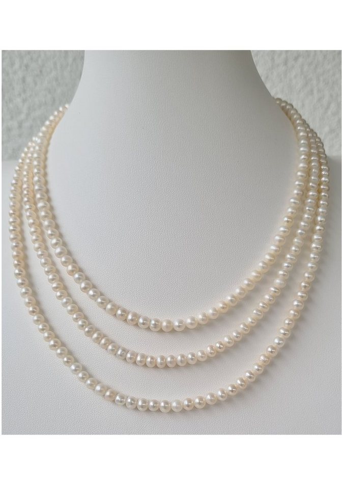 Firetti Perlenkette Schmuck Geschenk Halsschmuck Halskette Perle, Made in Germany - mit Süßwasserzuchtperle – Bild 2 von 2