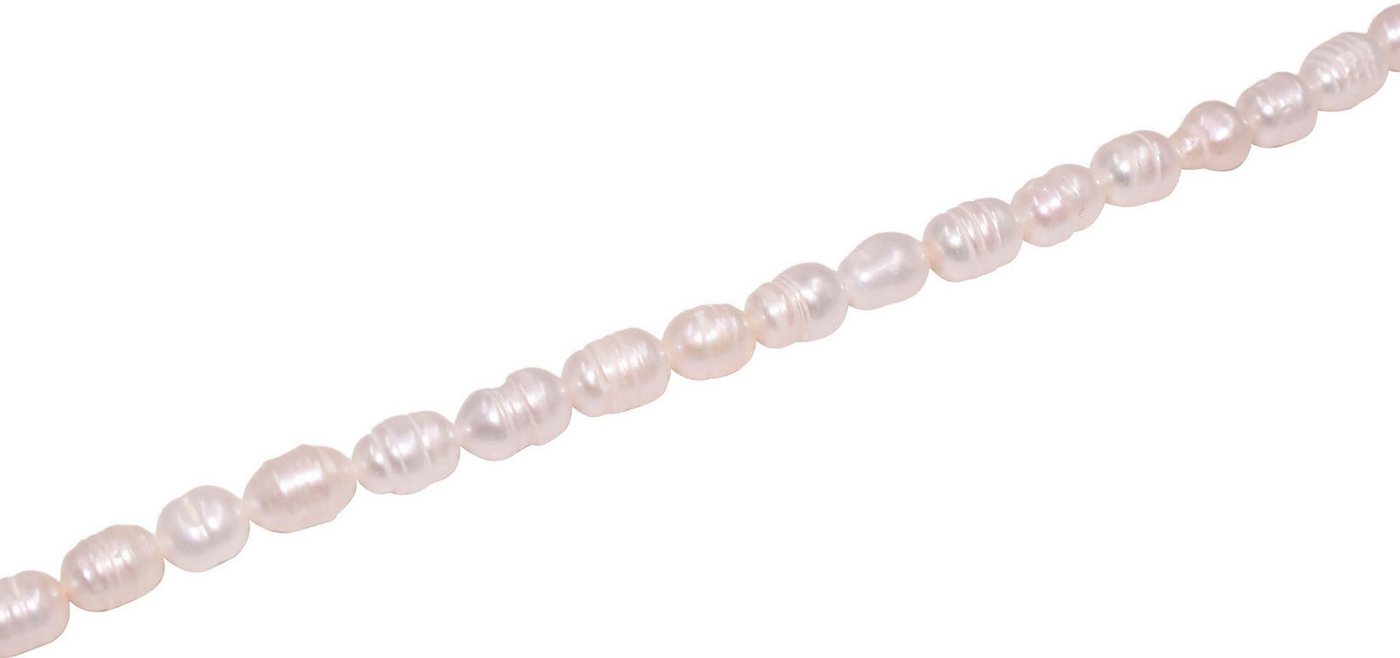 Firetti Perlenkette Schmuck Geschenk Messing Halsschmuck Halskette, Made in Germany - mit Süßwasserzuchtperle – Bild 2 von 4