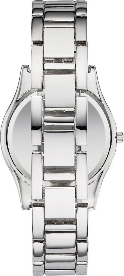 Firetti Quarzuhr Pure Love Silver, (Set, 5-tlg., mit Anhänger, Kette und 1 Paar Ohrsteckern), Armbanduhr, Damenuhr, Glitzersteine, Geschenkset – Bild 4 von 5