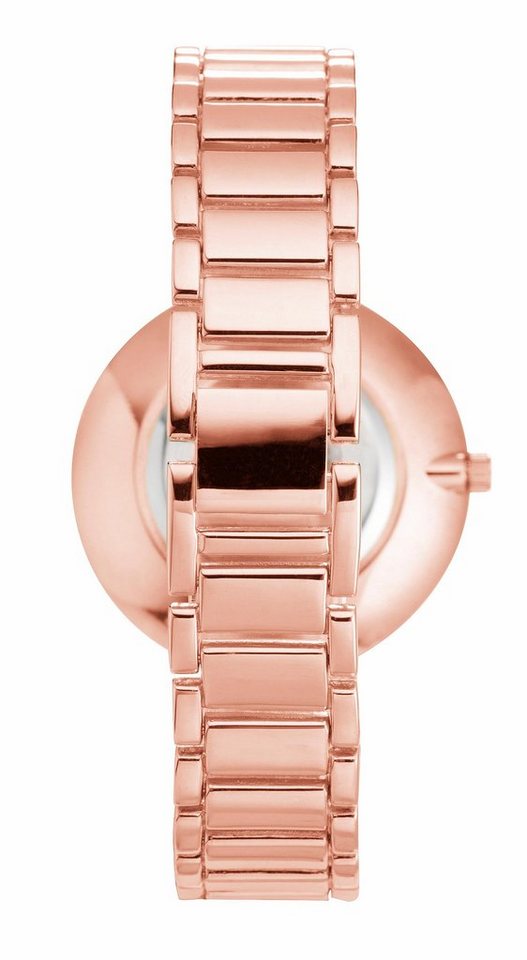 Firetti Quarzuhr Spectrum Lumina Rosé Blush, (Set, 4-tlg., inkl. Ohrstecker und Kette mit Anhänger), Armbanduhr, Damenuhr, Glitzersteine, Geschenkset – Bild 4 von 5