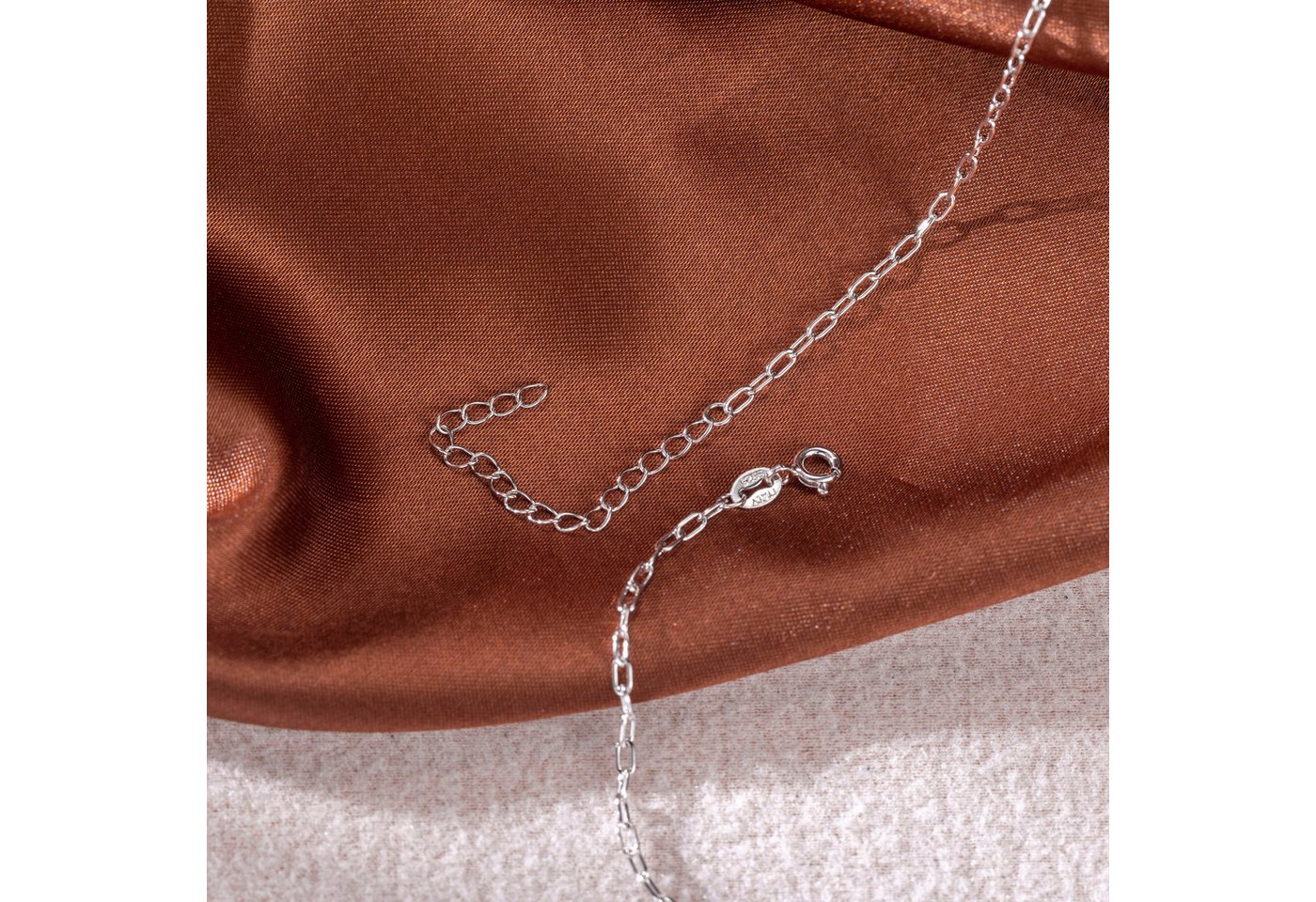 Firetti Silberkette Schmuck Geschenk Silber Armband Kette Fußkette Bauchkette Ankerglieder, in verschiedenen Längen erhältlich – Bild 2 von 3