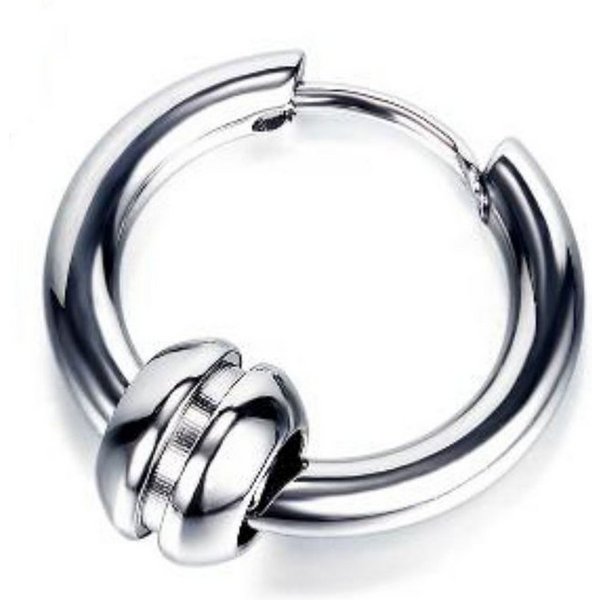 Firetti Single-Creole Schmuck Geschenk Ohrschmuck einzeln Balls, Elemente abnehmbar