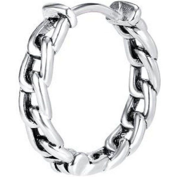 Firetti Single-Creole Schmuck Geschenk Ohrschmuck einzeln Chain Reaction