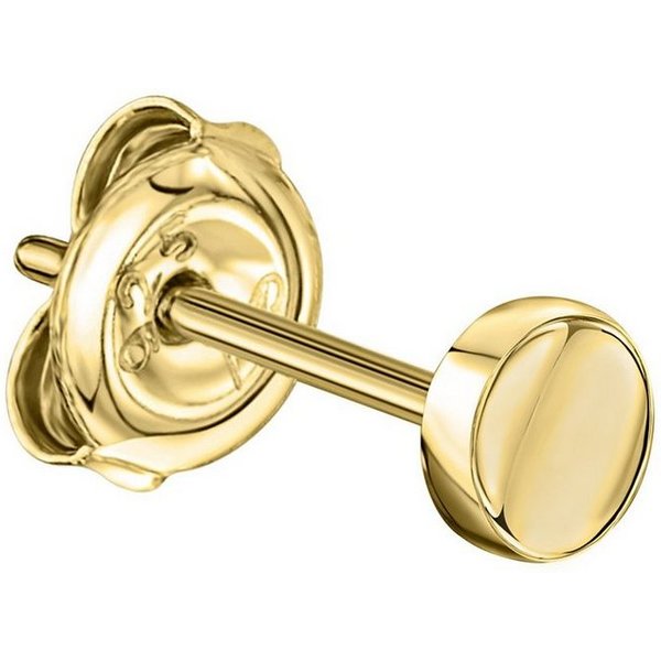 Firetti Single-Ohrstecker Schmuck Geschenk Gold 333 Ohrschmuck einzeln Scheibe